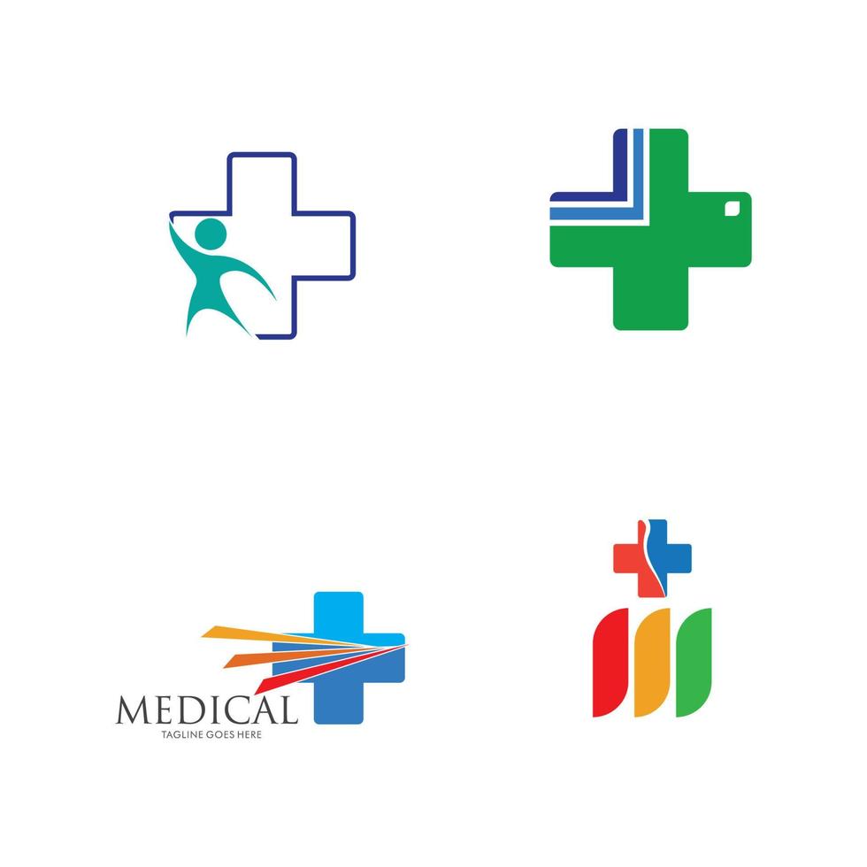 ilustración de logotipo médico vector