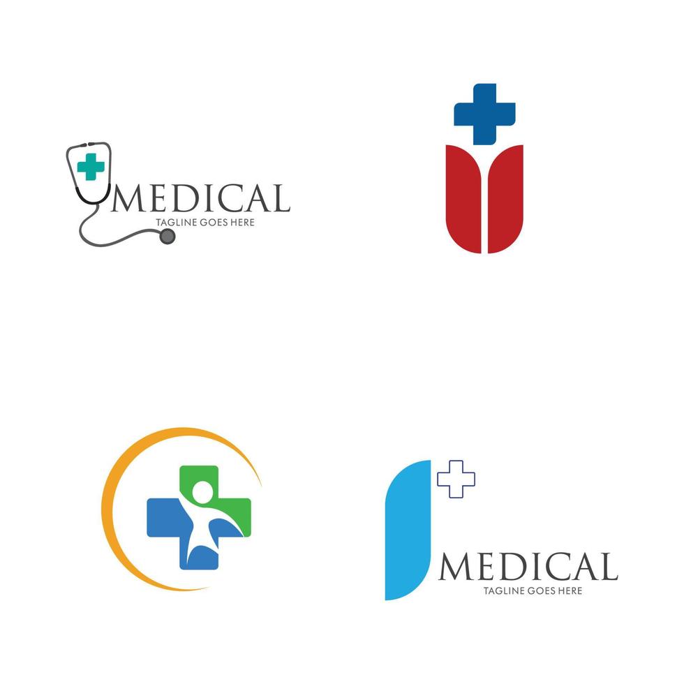 ilustración de logotipo médico vector