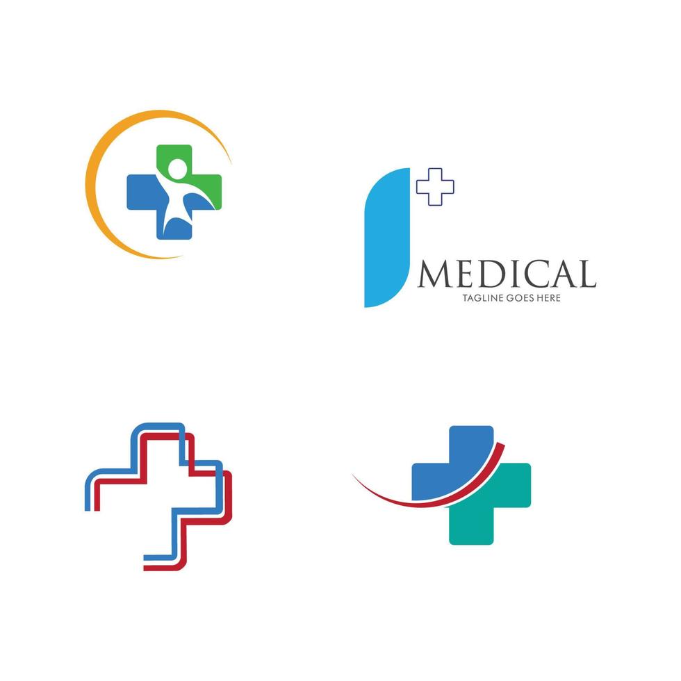 ilustración de logotipo médico vector