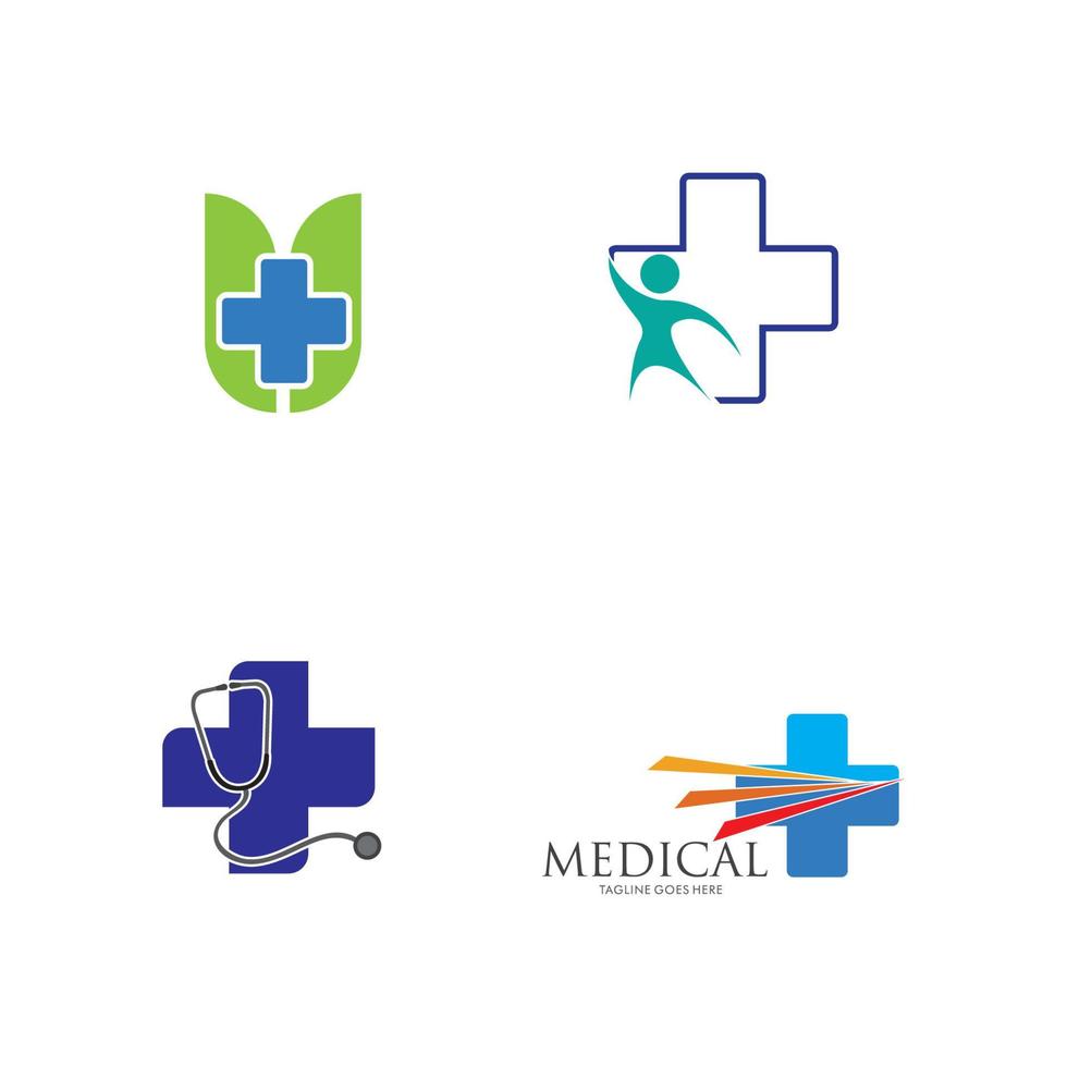 ilustración de logotipo médico vector