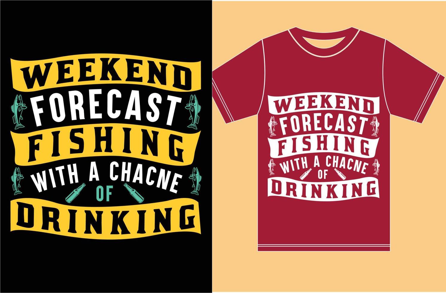 Fishing Lover T shirt Design. vector