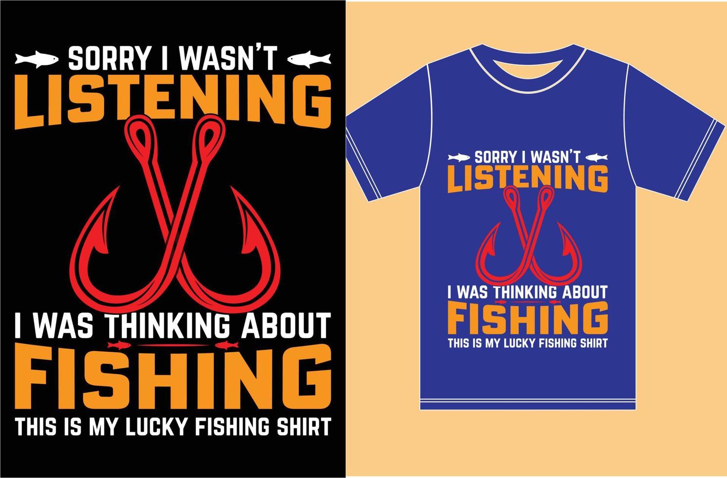 Fishing Lover T shirt Design. vector