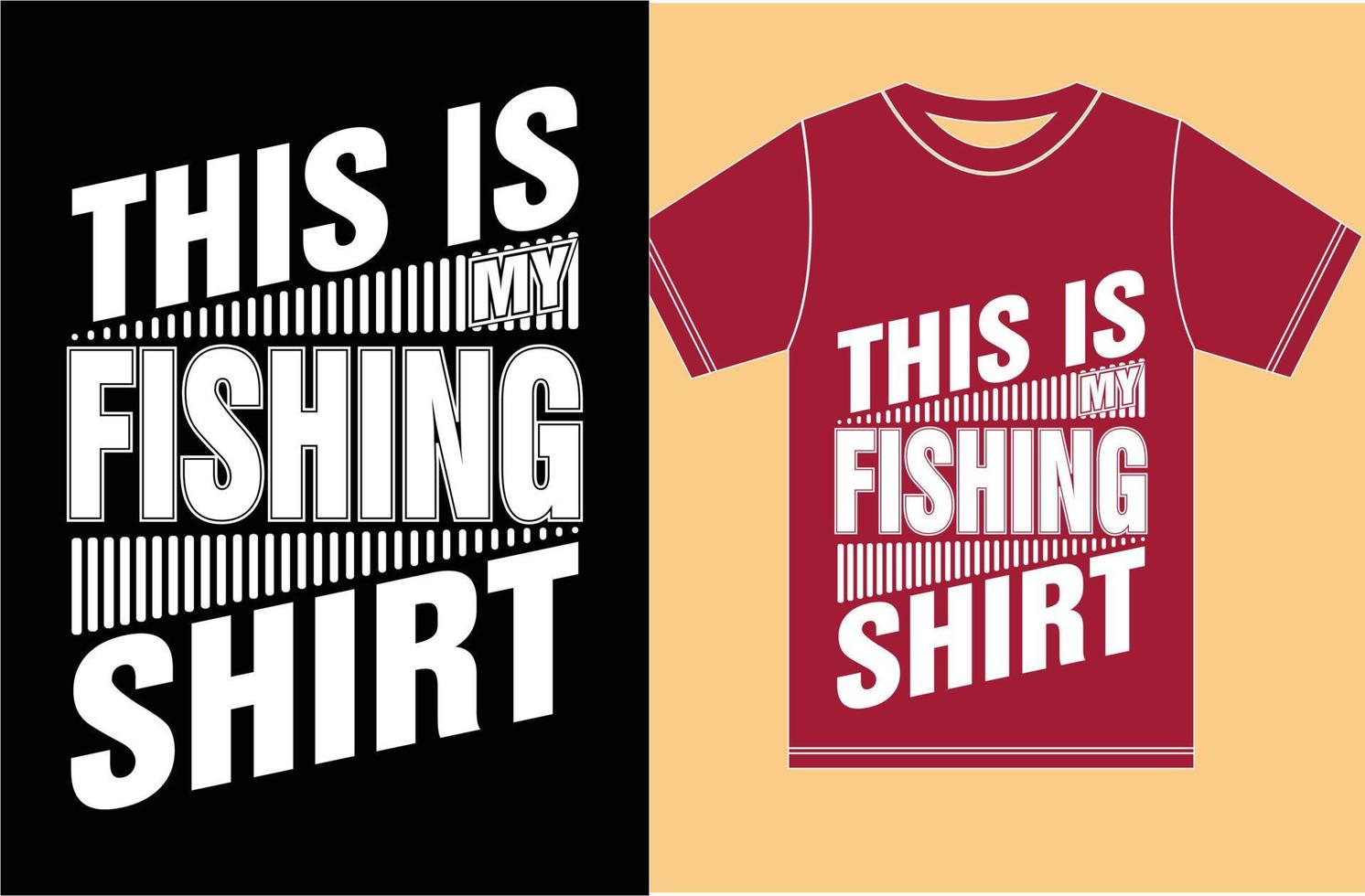 Fishing Lover T shirt Design.Typography Fishing T shirt. vector