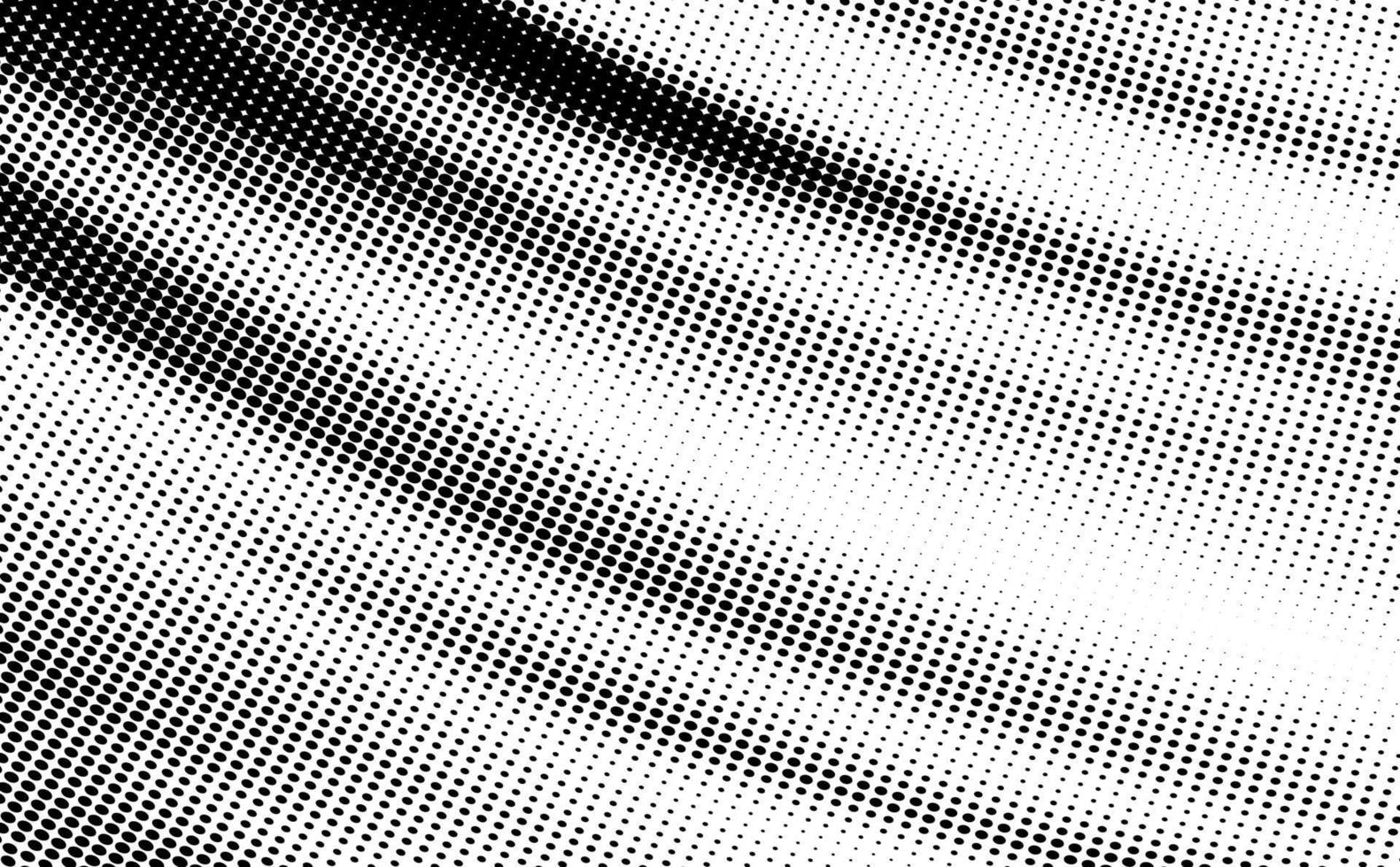 Curving halftone tonal fade abstract vector background. Half tone pattern with smooth black and white transitions.