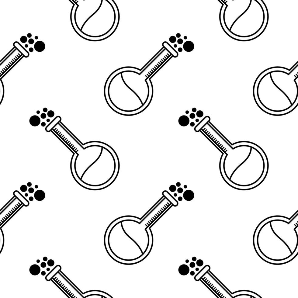 test tube symbol seamless pattern 2 vector