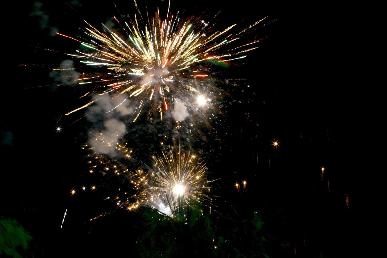 Fire Crackers in Wedding photo