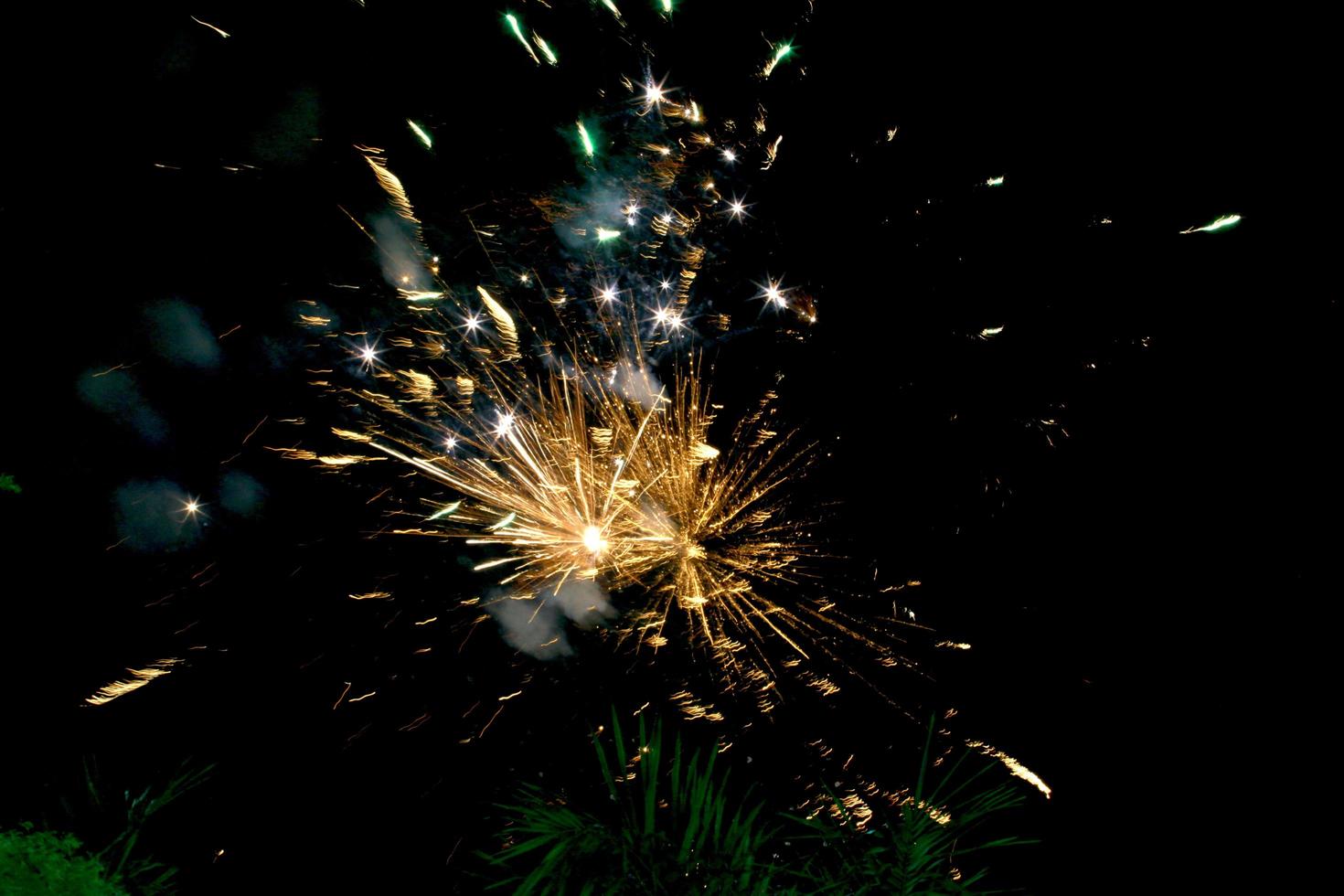 Fire Crackers in Wedding photo