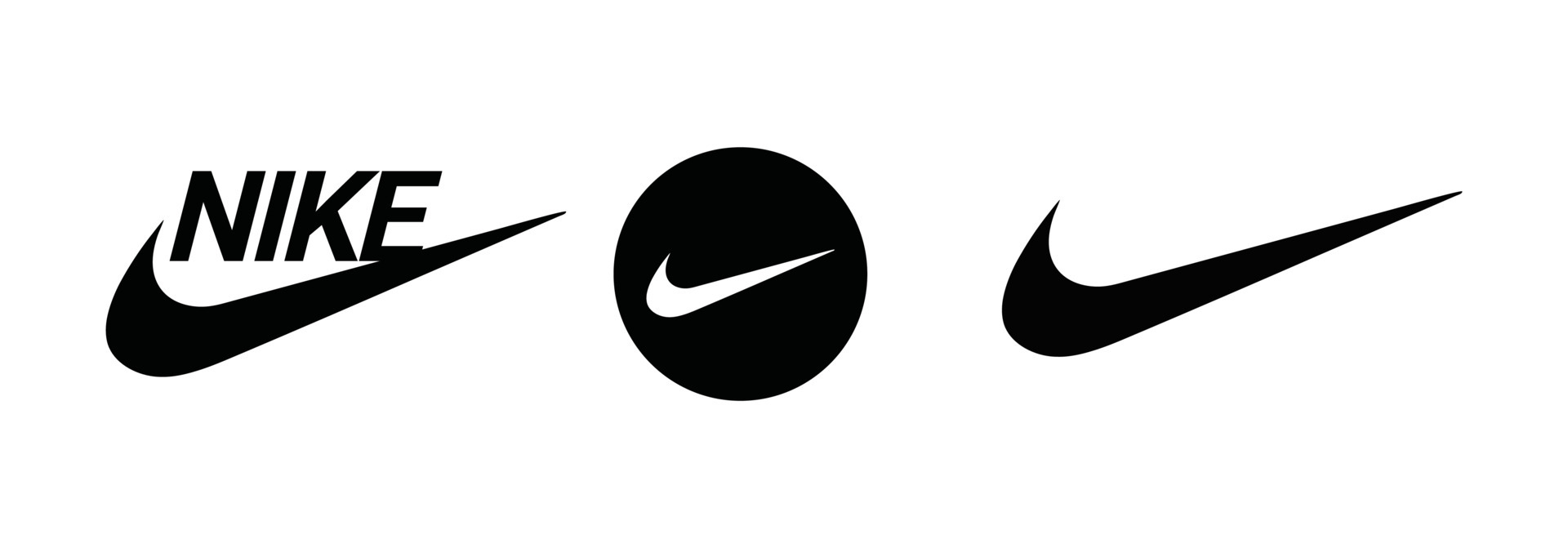 Nike logo vector on white background 6419198 Vector Art at Vecteezy