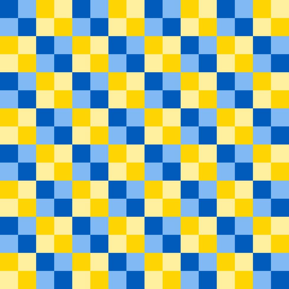 Seamless Colorful Checkered Flannel patterns of square for background. vector
