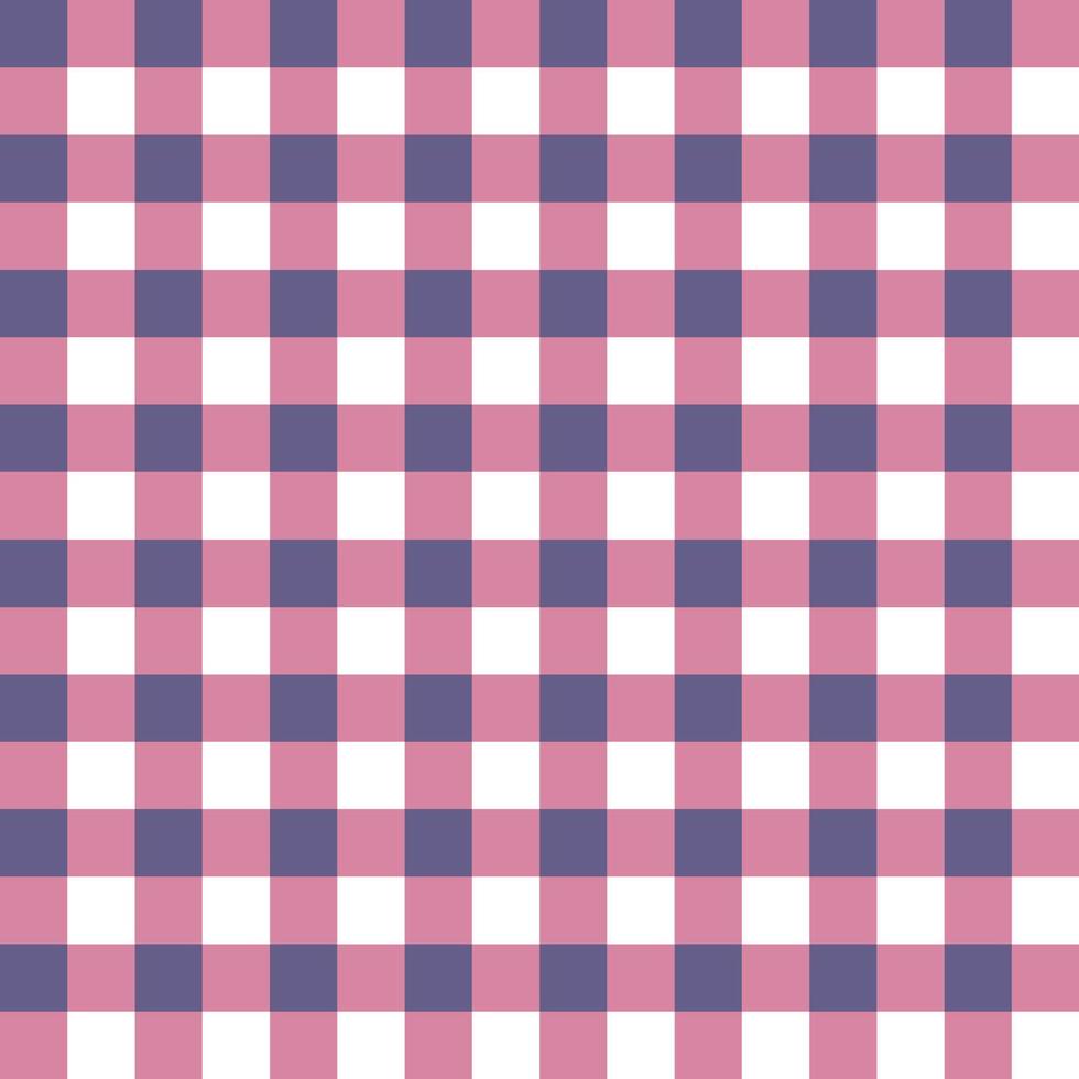 Seamless Colorful Checkered Flannel patterns of square for background. vector