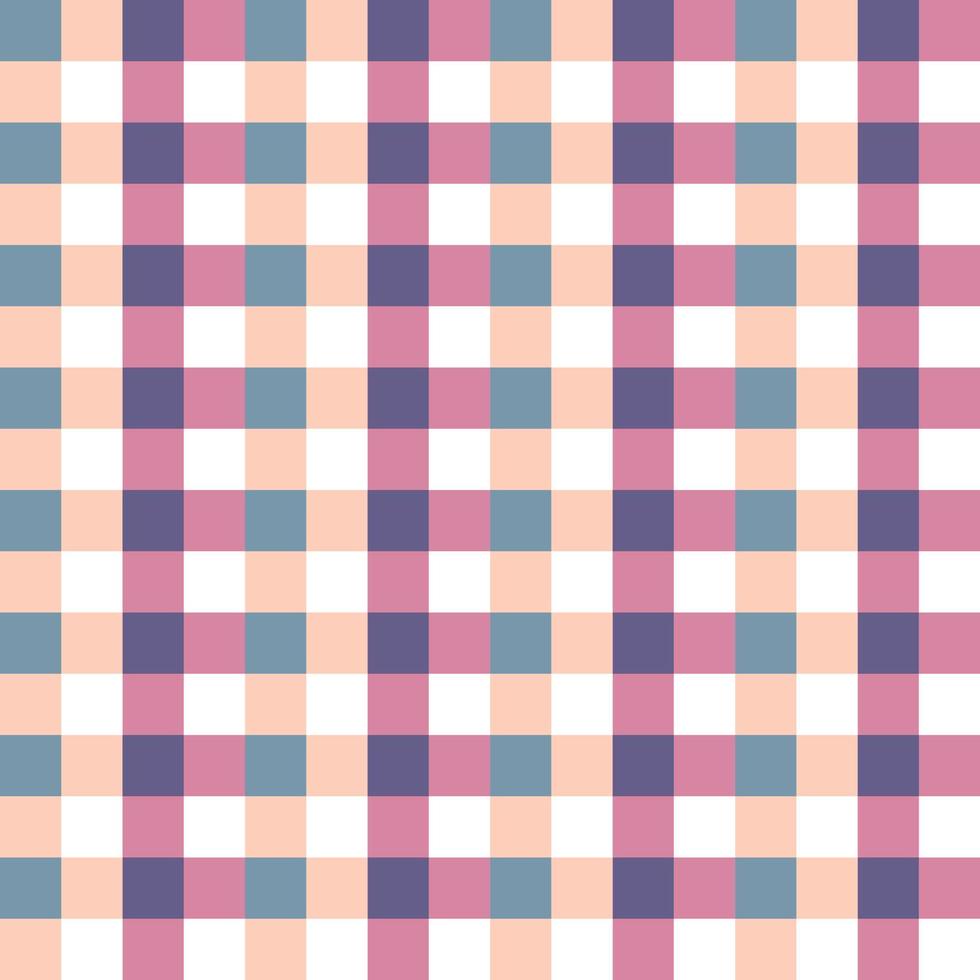 patrones de franela a cuadros de colores sin costuras de cuadrado para el fondo. vector