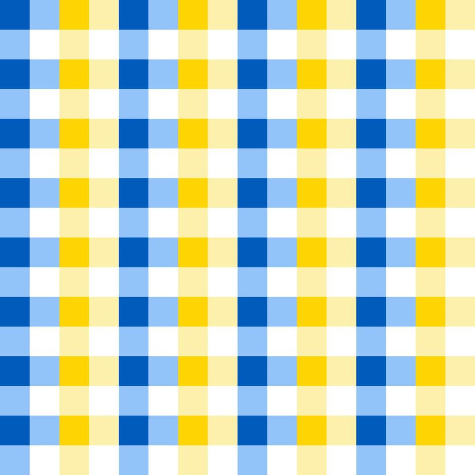 Seamless Colorful Checkered Flannel patterns of square for background. vector