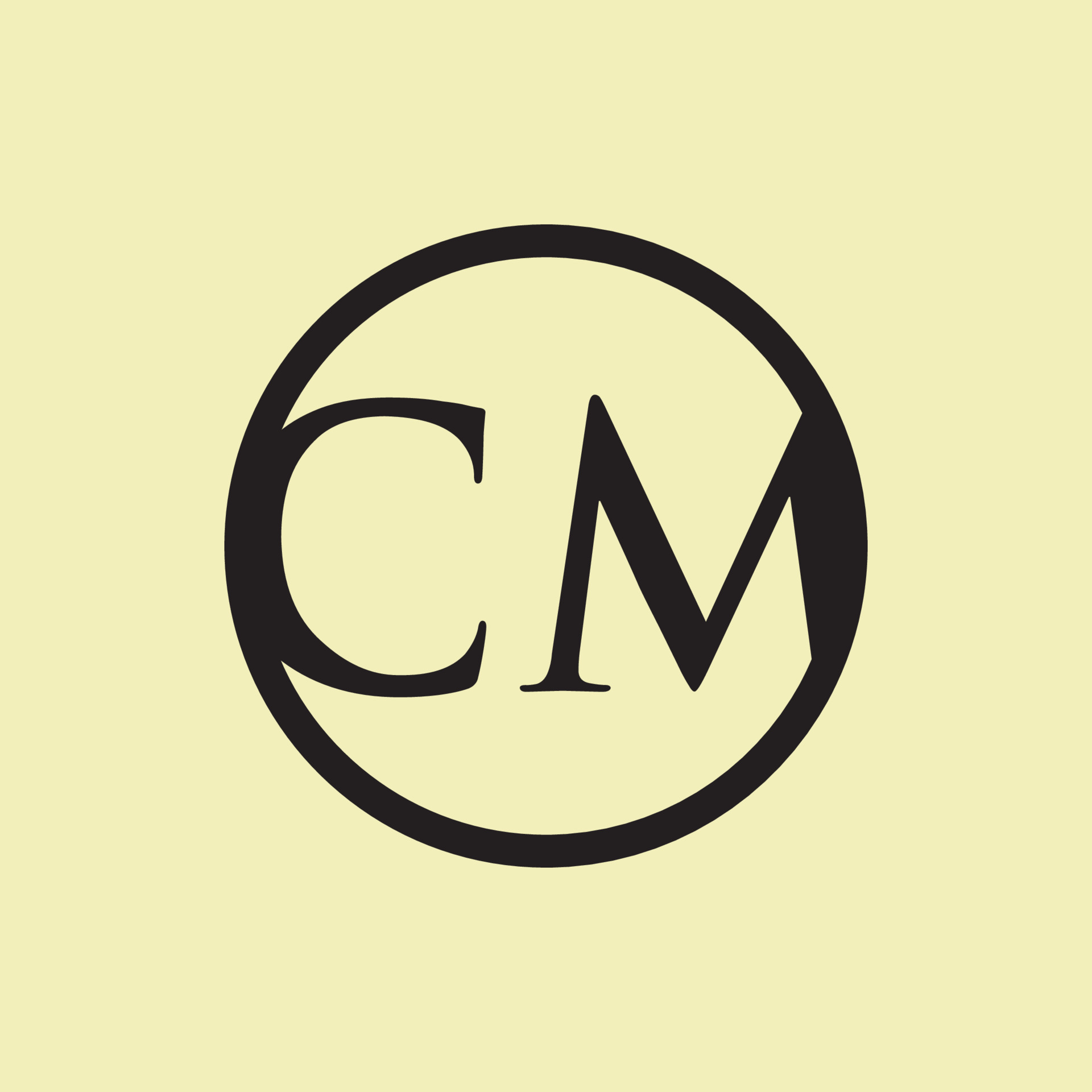circle logo letter C and M 6419227 Vector Art at Vecteezy