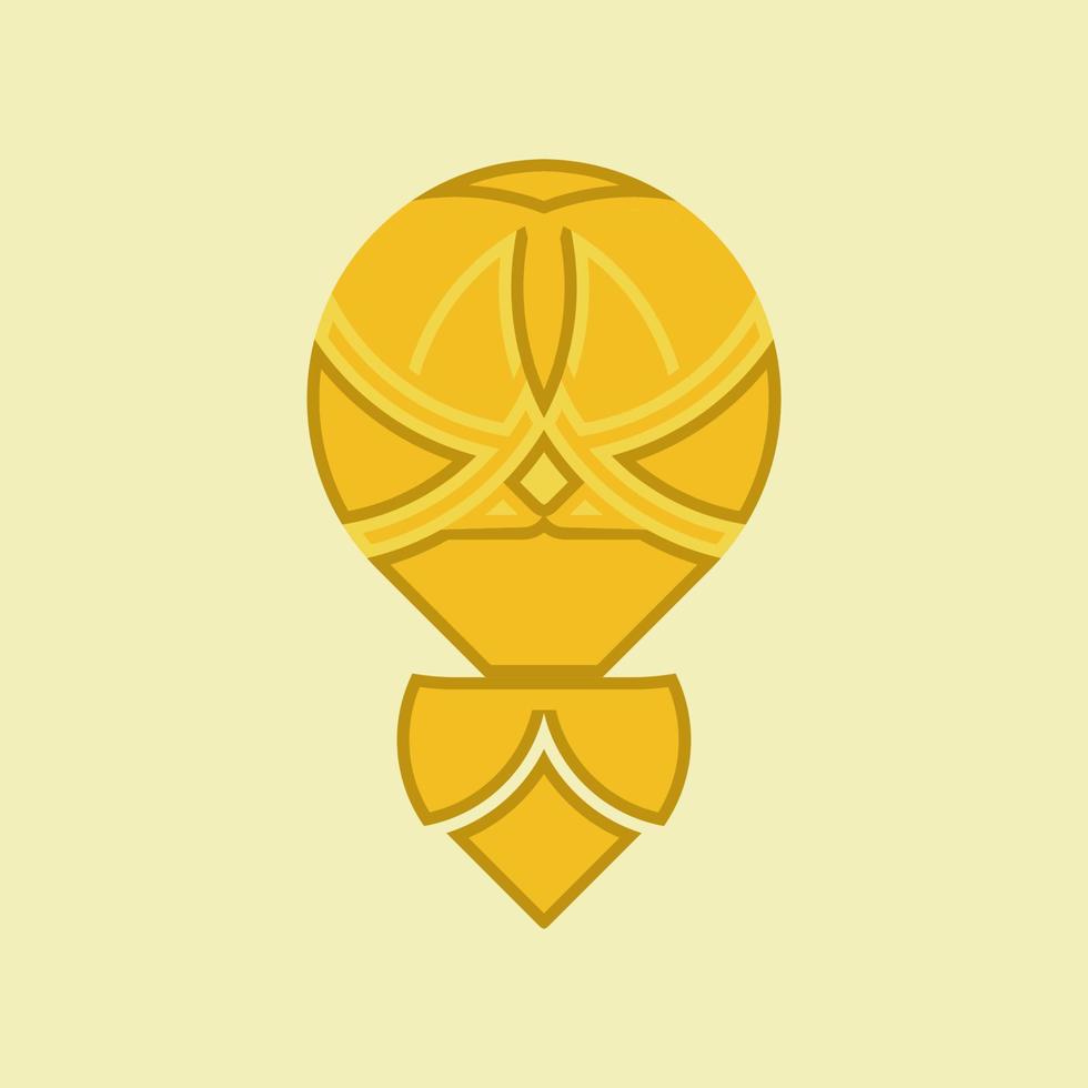 idea logo design concept illustration vector