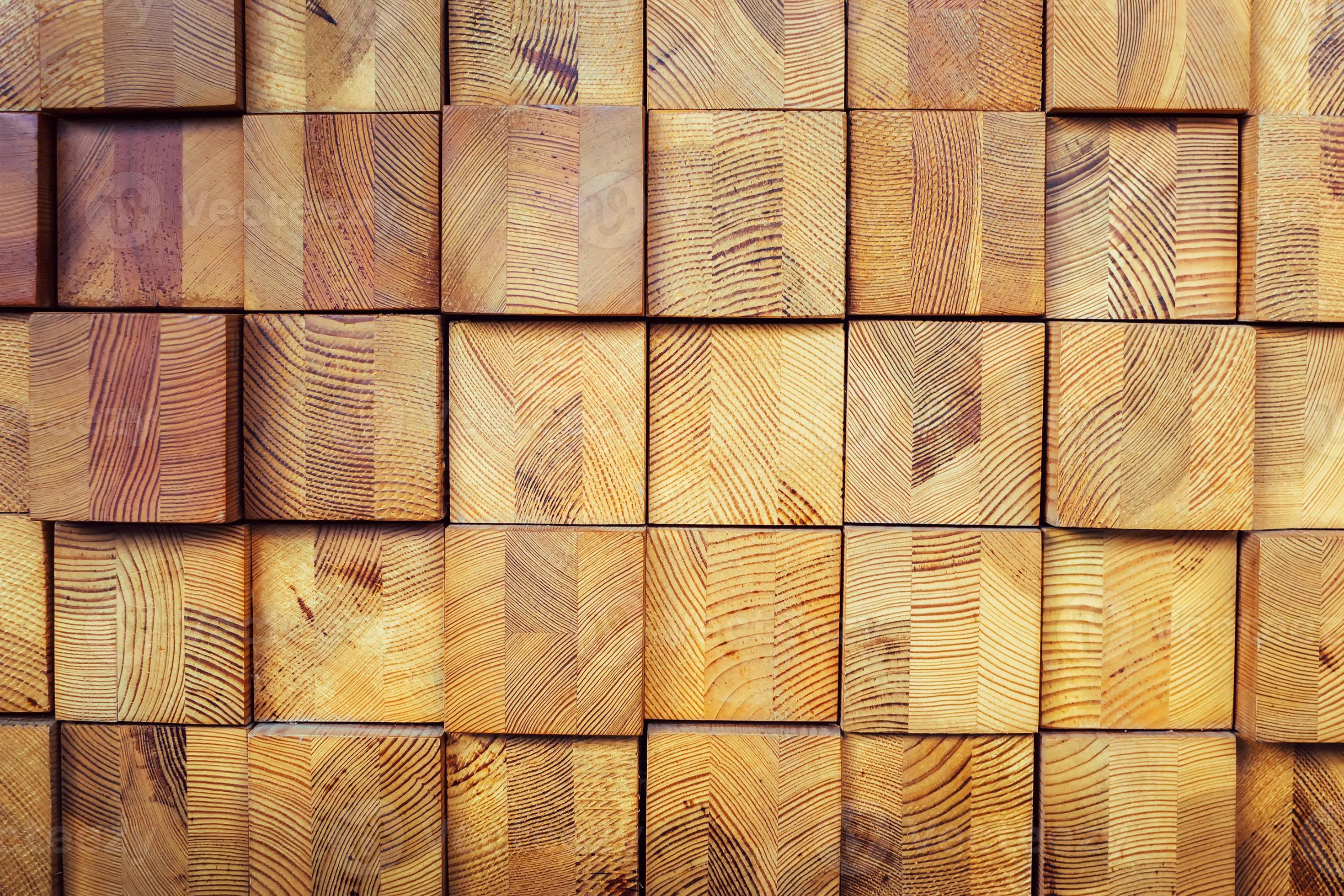 Decoration wooden blocks background patterrn 6420089 Stock Photo at