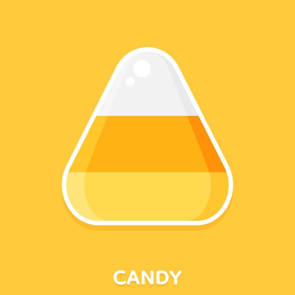 Cute Halloween candy, Vector, Illustration. vector