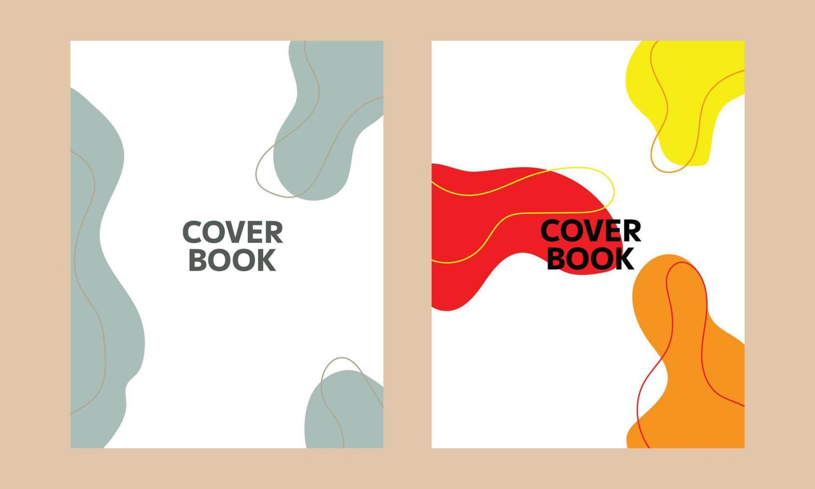 illustration of cover book simple design suitable for your design book etc vector