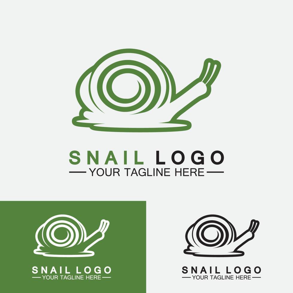 Snail Logo creative modern design inspiration vector