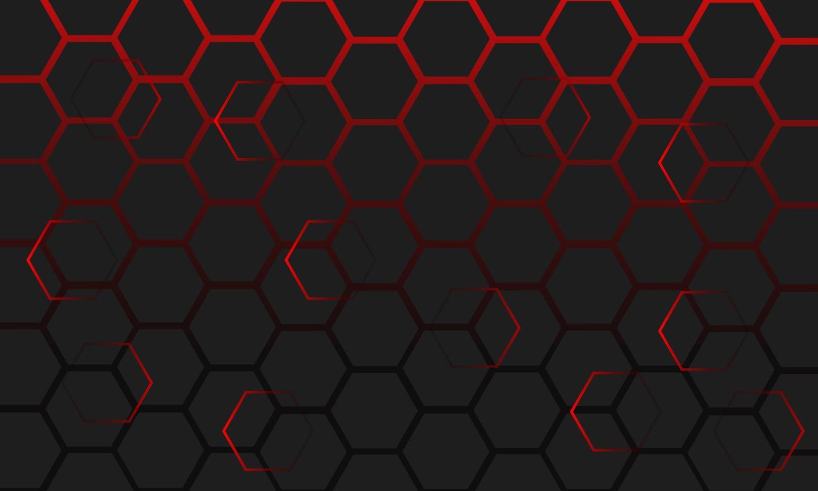 polygonal abstract background black and light red vector