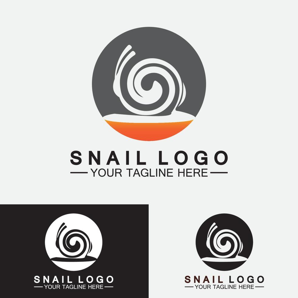 Snail Logo creative modern design inspiration vector