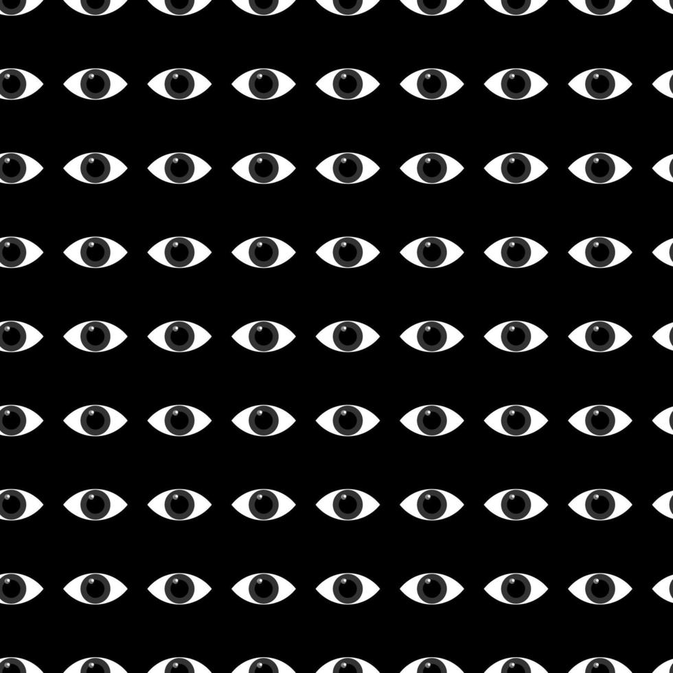 vector seamless pattern open eyes with eyelashes