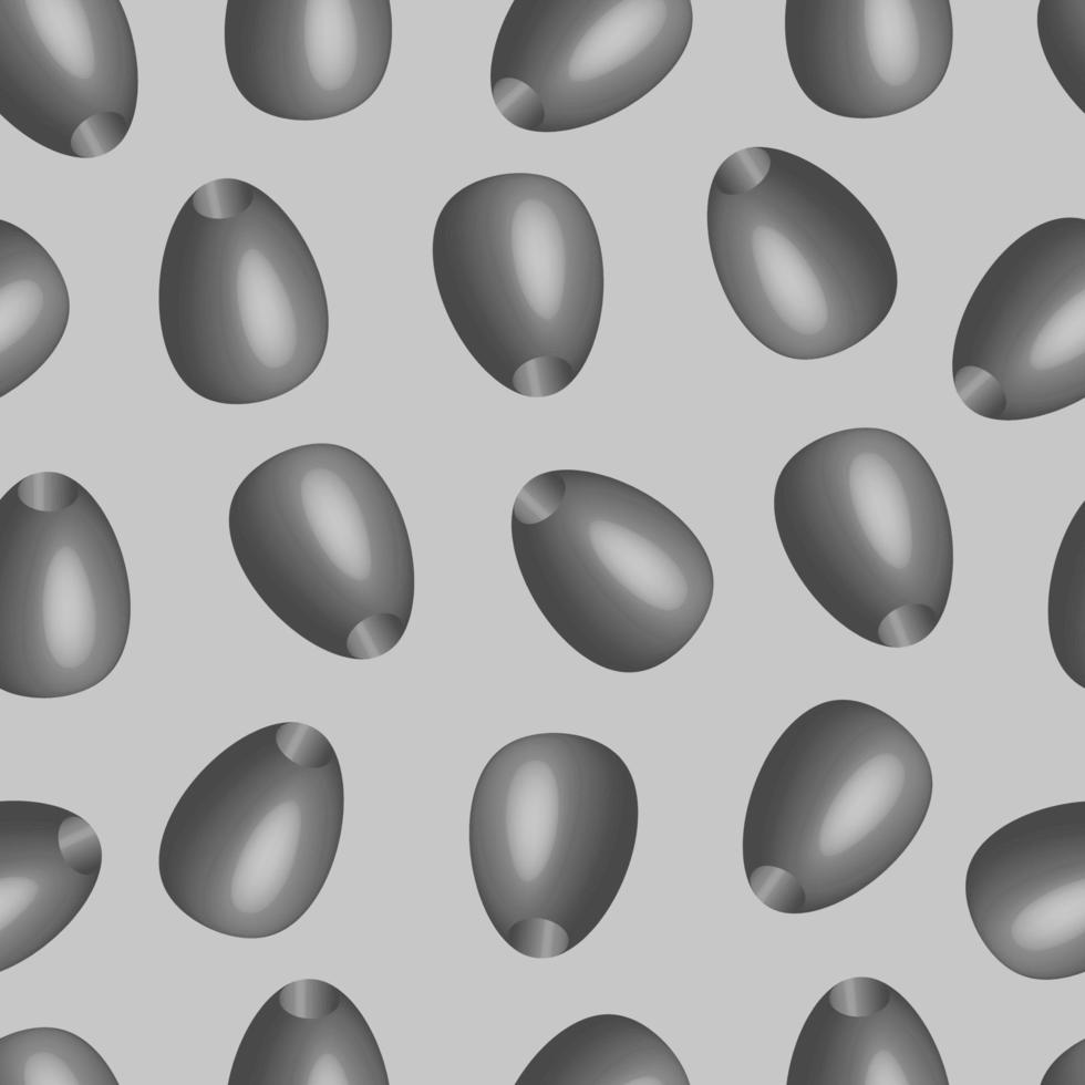 vector seamless pattern isolated olives .