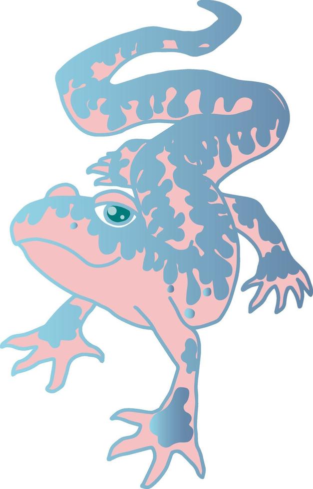 lagarto gecko leopardo vector aislado dibujo a mano