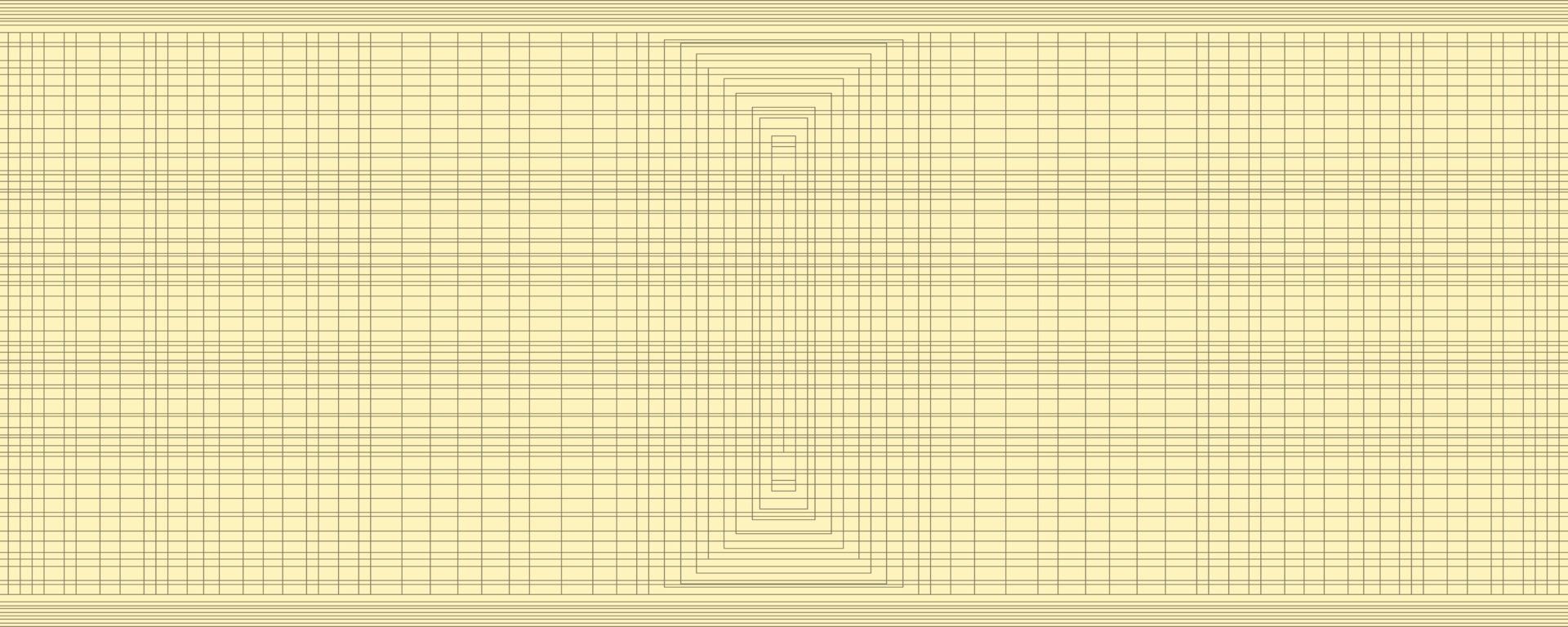 abstract geometric pattern with isolated shape squares cell in perspective vector