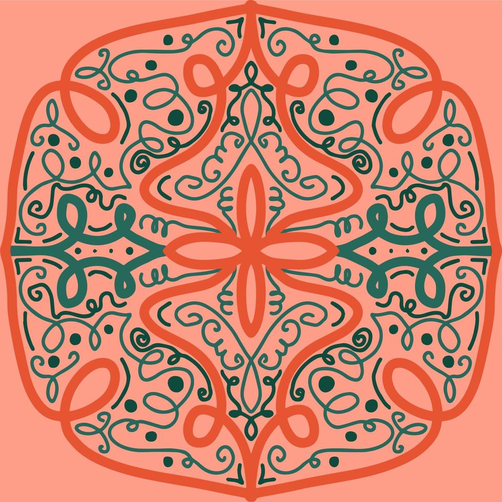 Azulejos de cerámica en estilo patchwork vector patrón orígenes étnicos