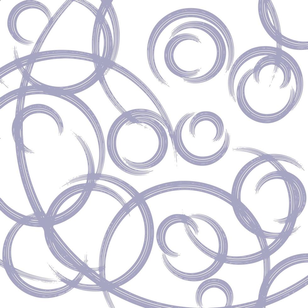 textura vectorial formas abstractas de círculos para crear tu propio arte. patrón de garabato de figura de círculo dibujado a mano. vector de moda moderno abstracto.