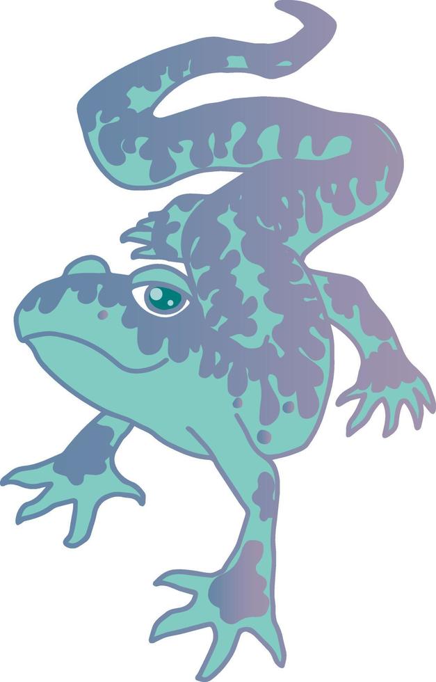 lizard gecko leopard vector isolated hand drawing