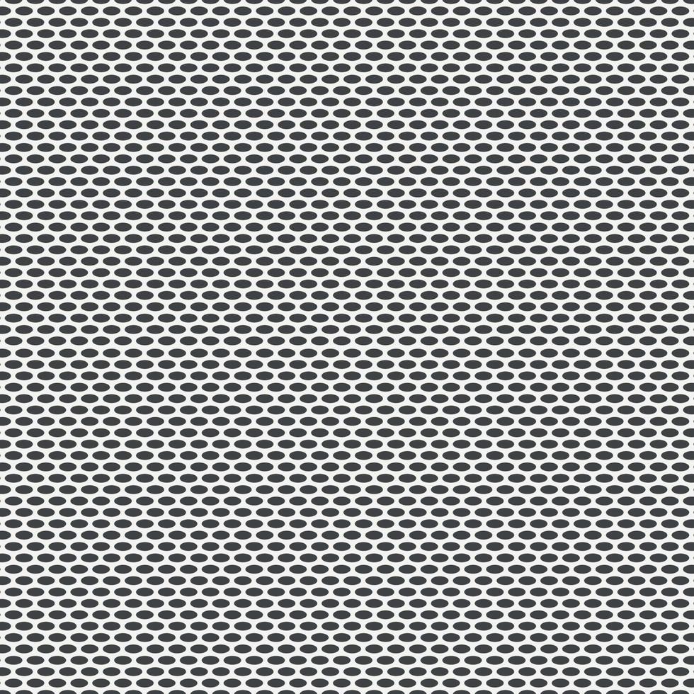 oval polka dots seamless pattern black and white background vector