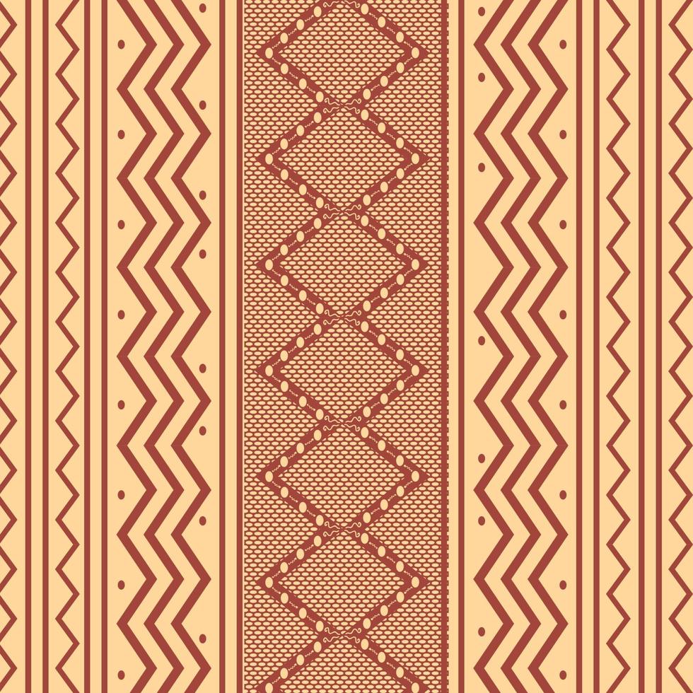 arte tradicional songket paño indonesia batik sumatra tribal étnico patrón fondo crema vector