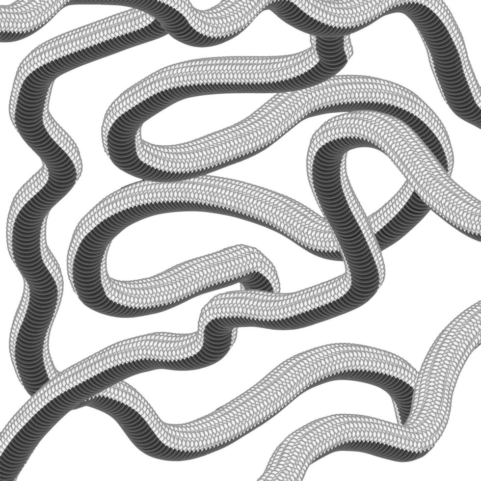 snakes interlacing vector pattern background