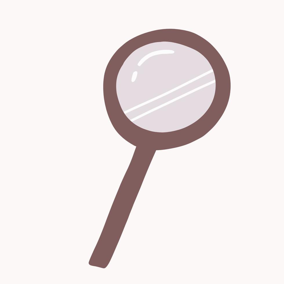 magnifying glass. Vector illustration in hand draw style