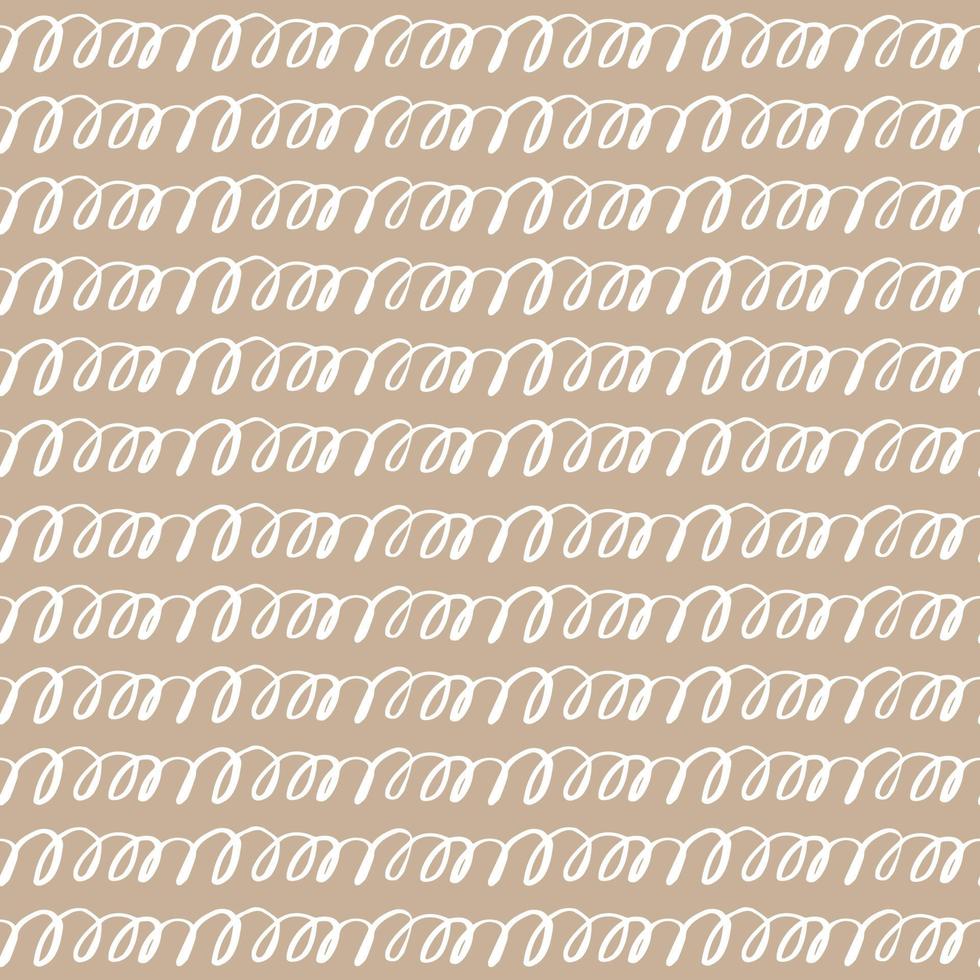 vector seamless pattern Abstract modern doodle spiral shapes. Simple geometric pattern