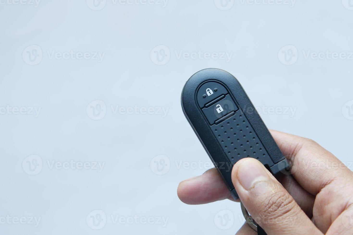 close up of car key on table photo