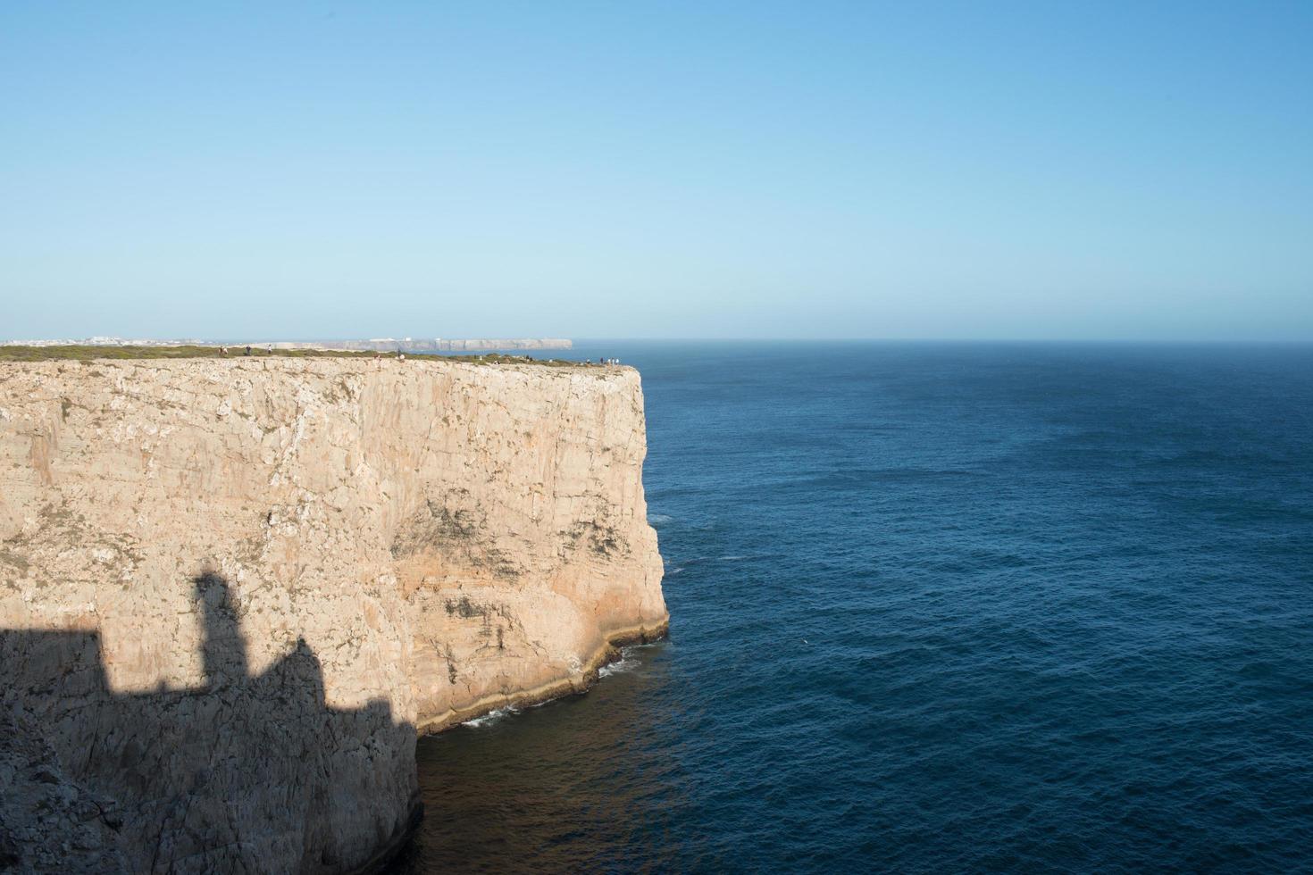 Beautiful view from end of Europe. Cape of Saint Vincent, Portugal photo