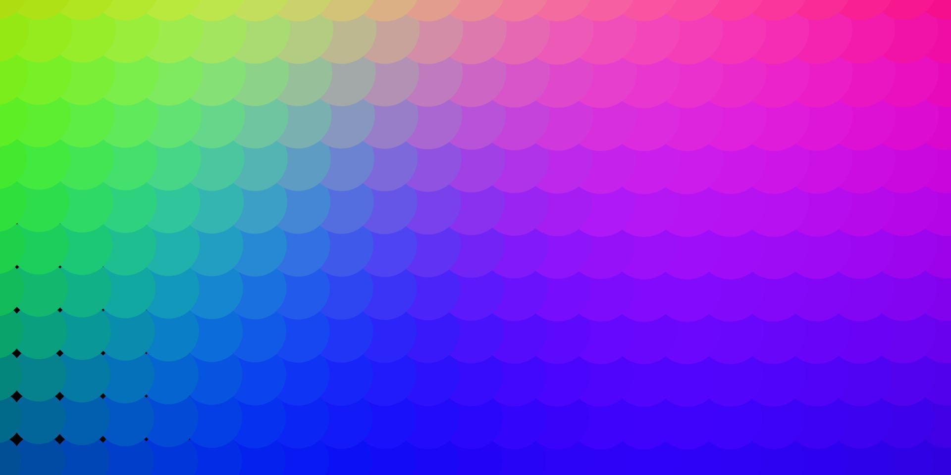 Dark Multicolor vector texture with disks.