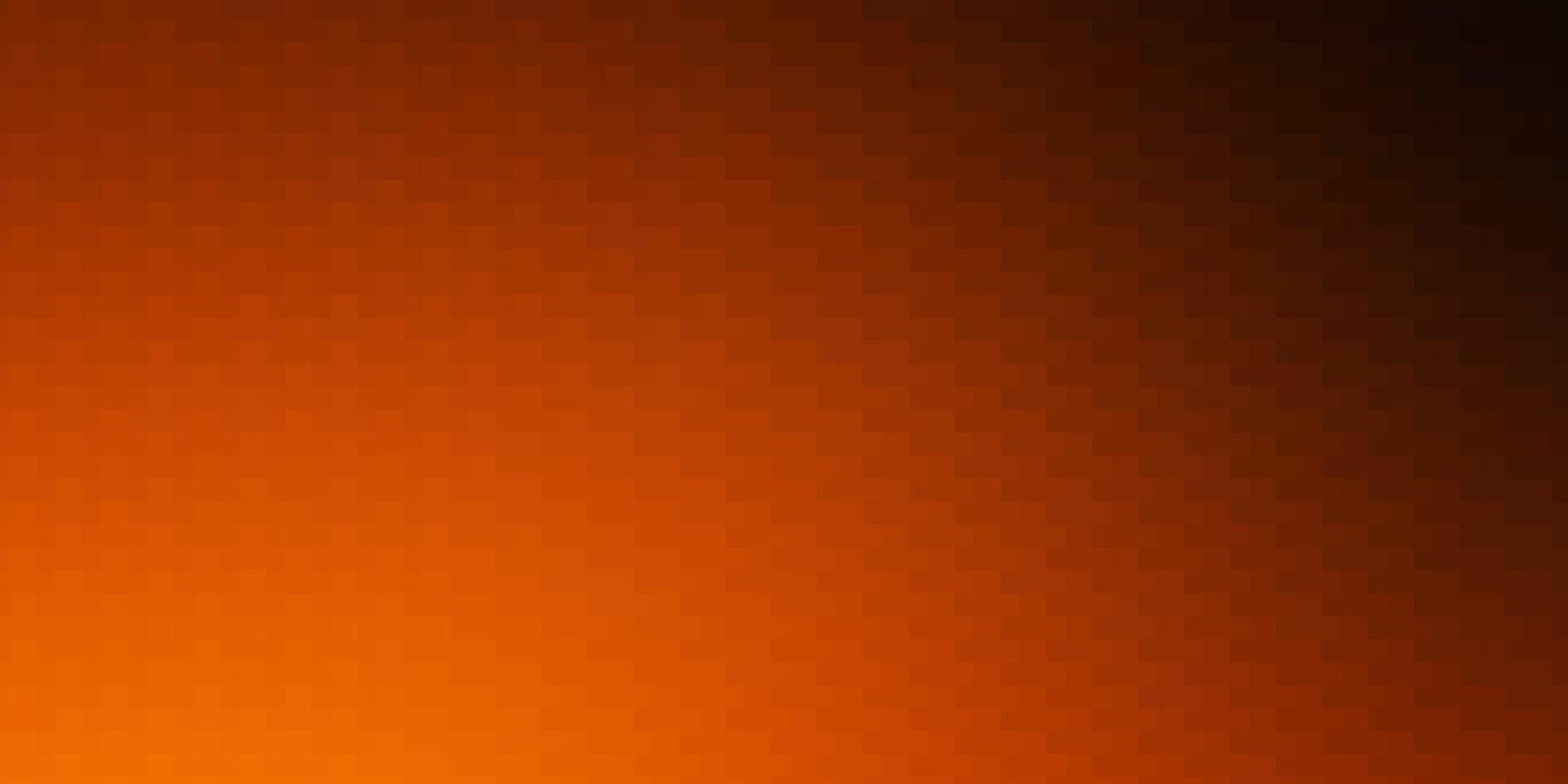Dark Orange vector texture in rectangular style.