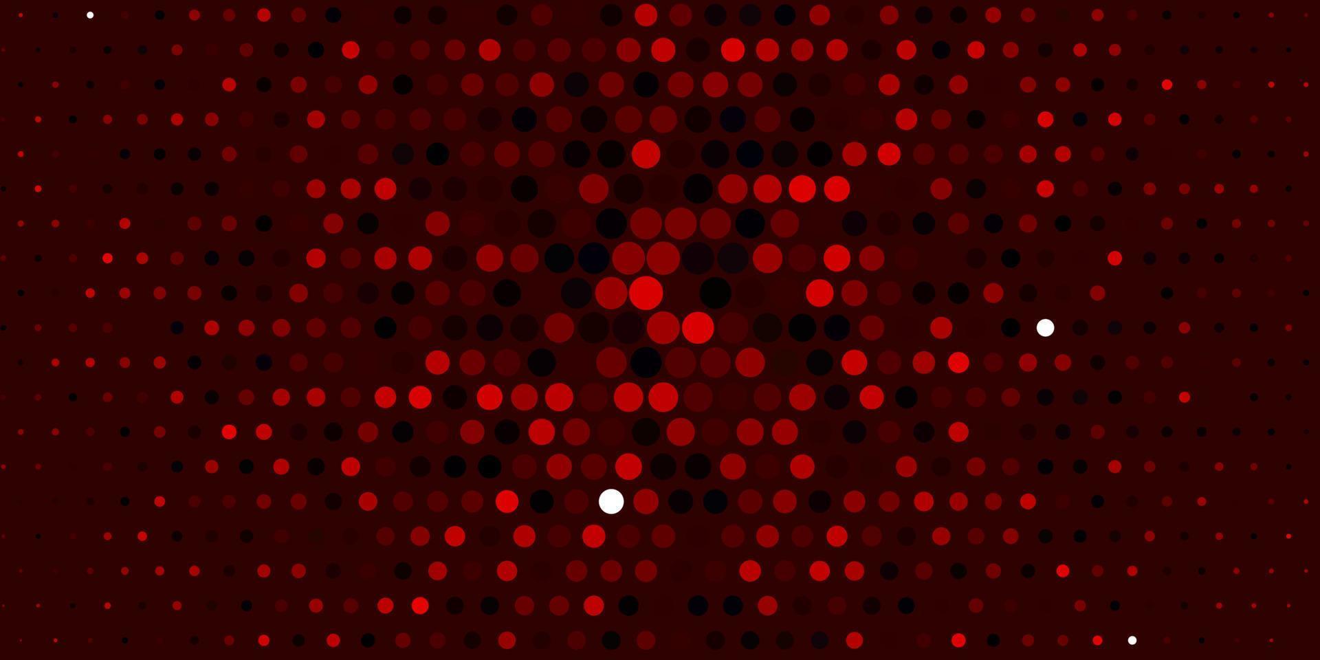 Light Orange vector background with spots.