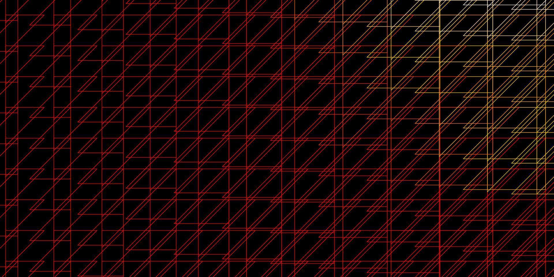 Dark Orange vector texture with lines.