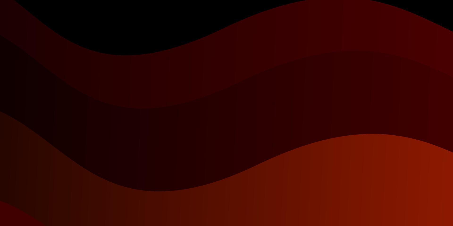 Dark Red vector template with curves.