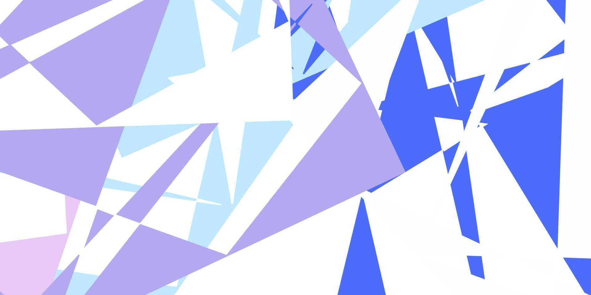textura de vector azul claro, rojo con triángulos al azar.