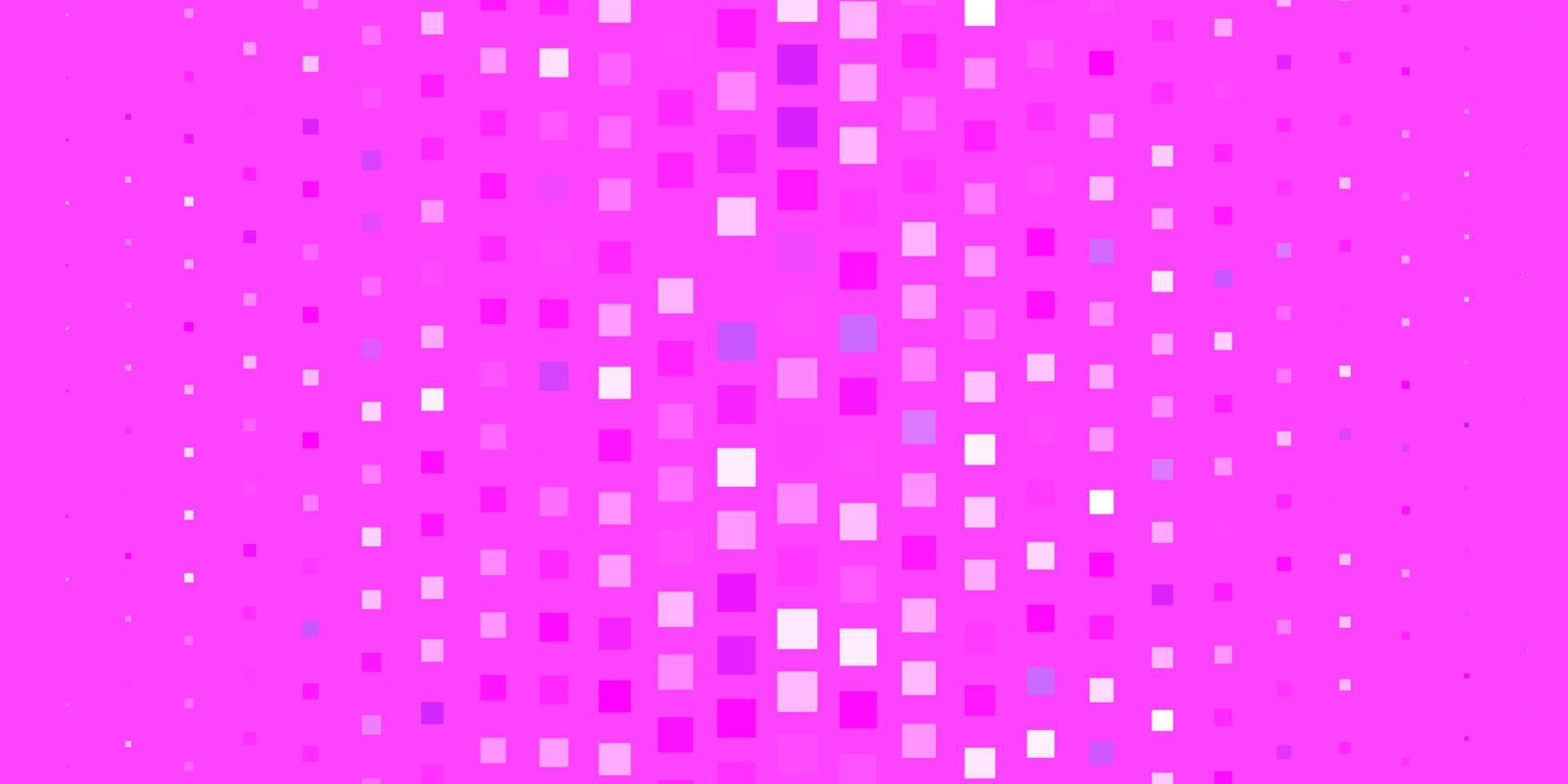 patrón de vector púrpura claro, rosa en estilo cuadrado.