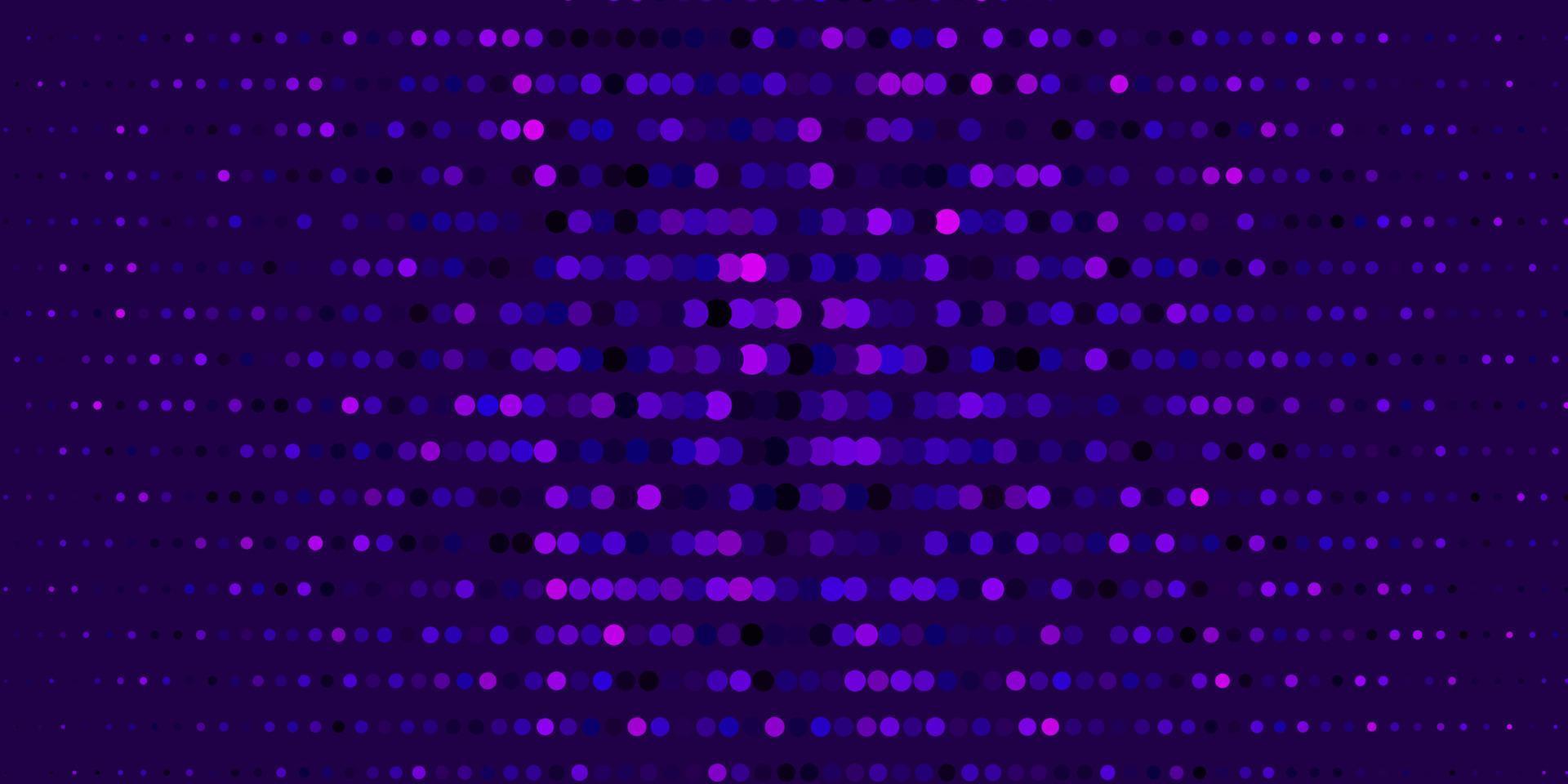 Dark Purple, Pink vector backdrop with circles.
