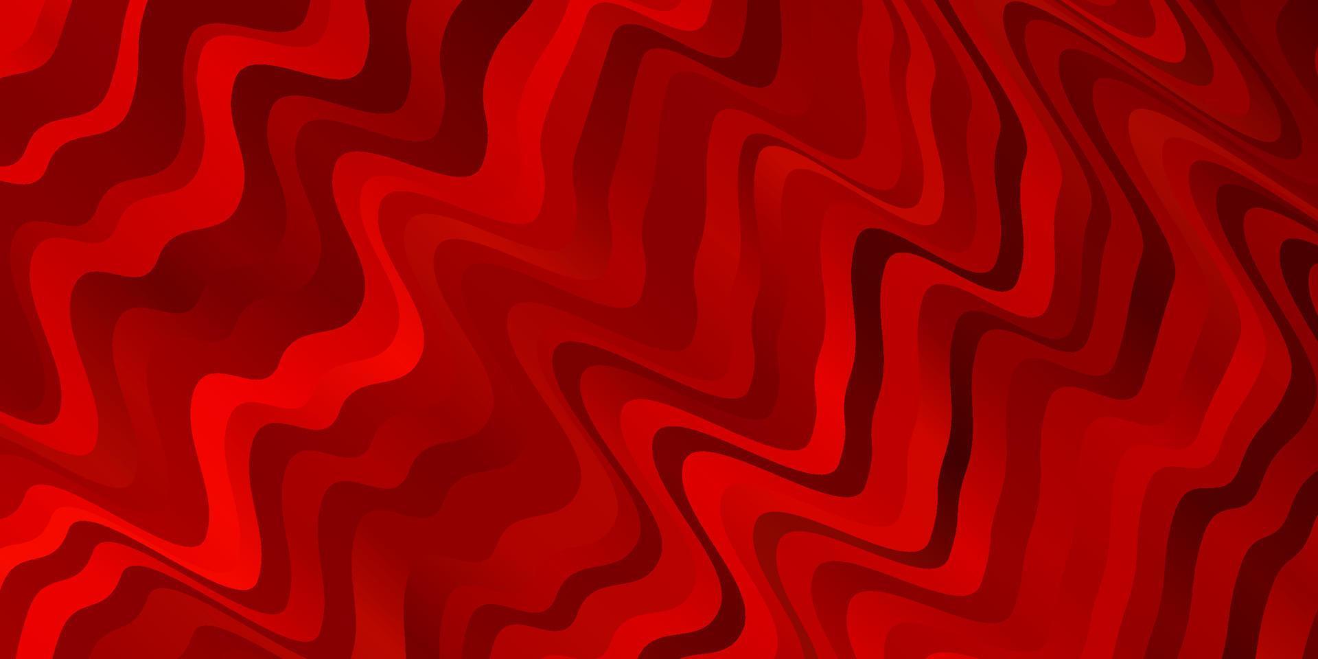 Light Red vector background with wry lines.