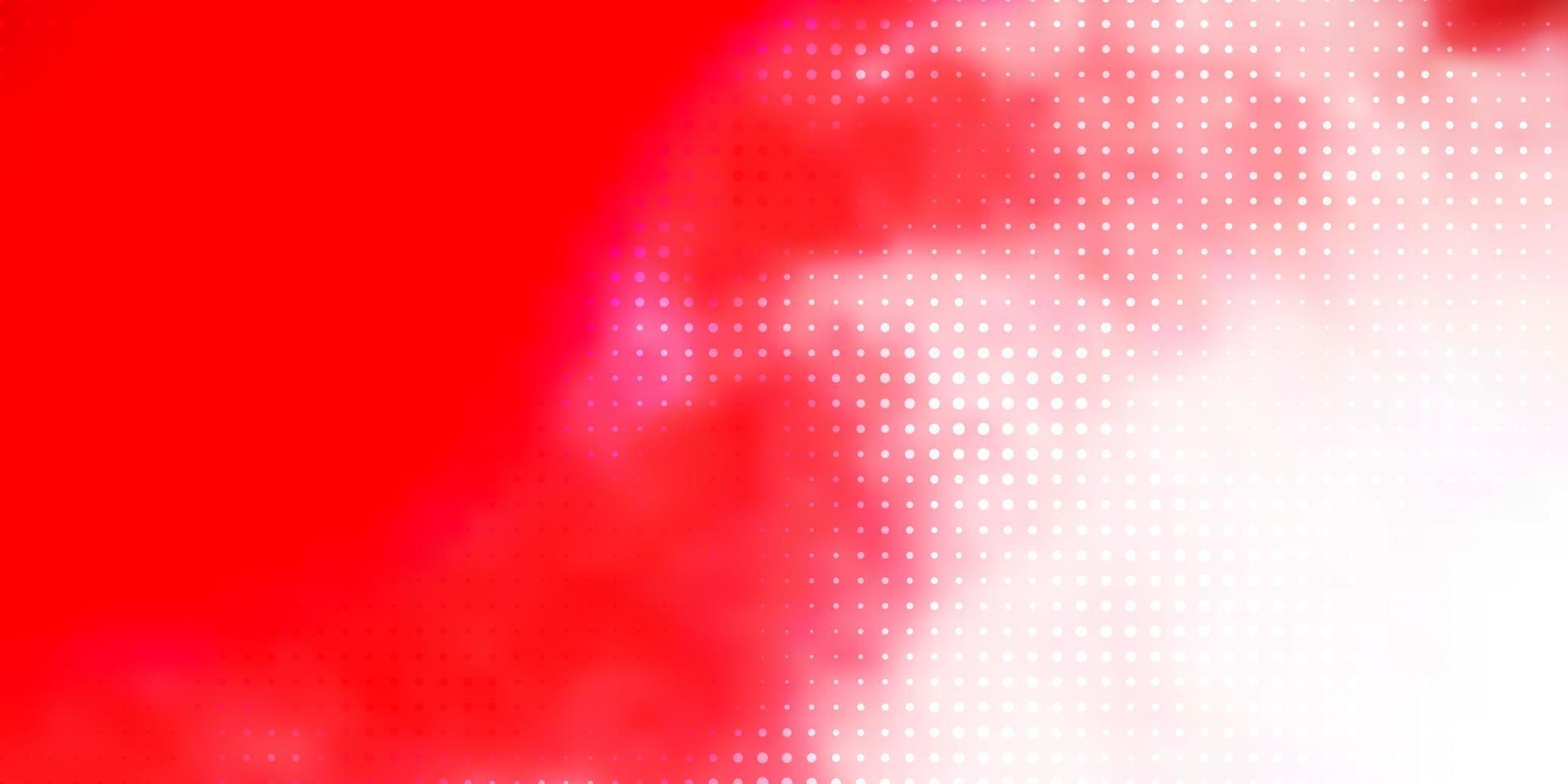 Light Red vector texture with disks.