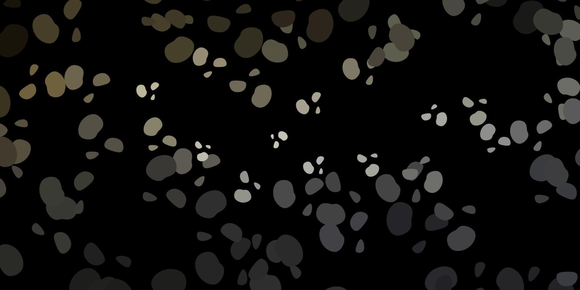 textura de vector gris oscuro con formas de memphis.