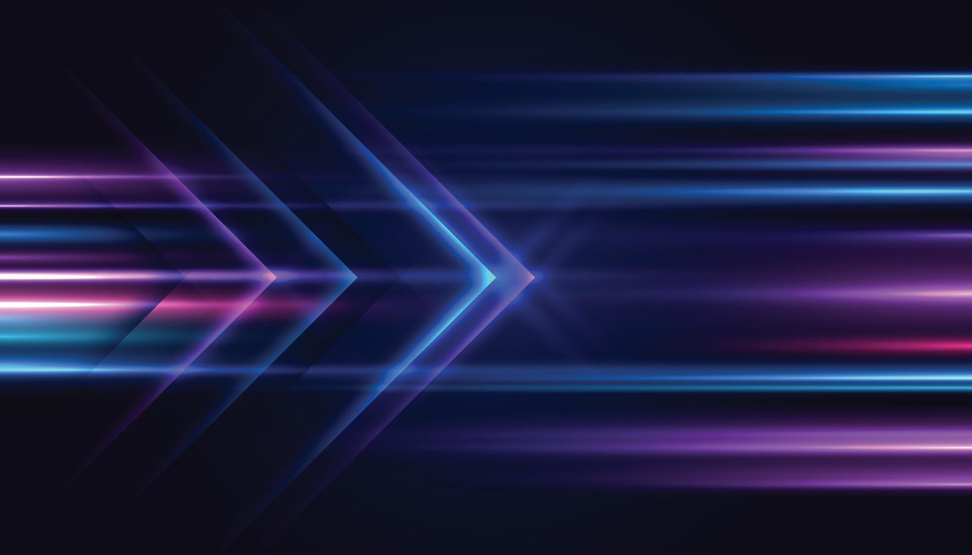 Modern abstract high-speed movement. Dynamic arrows flying on ...